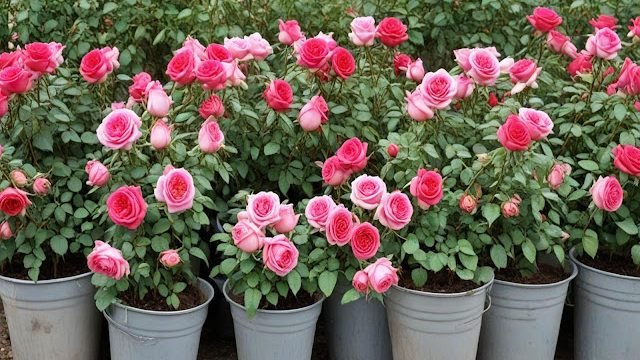 টবে গোলাপ ফুলের চাষ পদ্ধতি