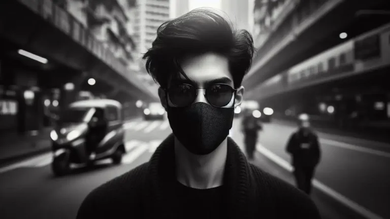 মাস্ক পরা ছেলেদের পিক