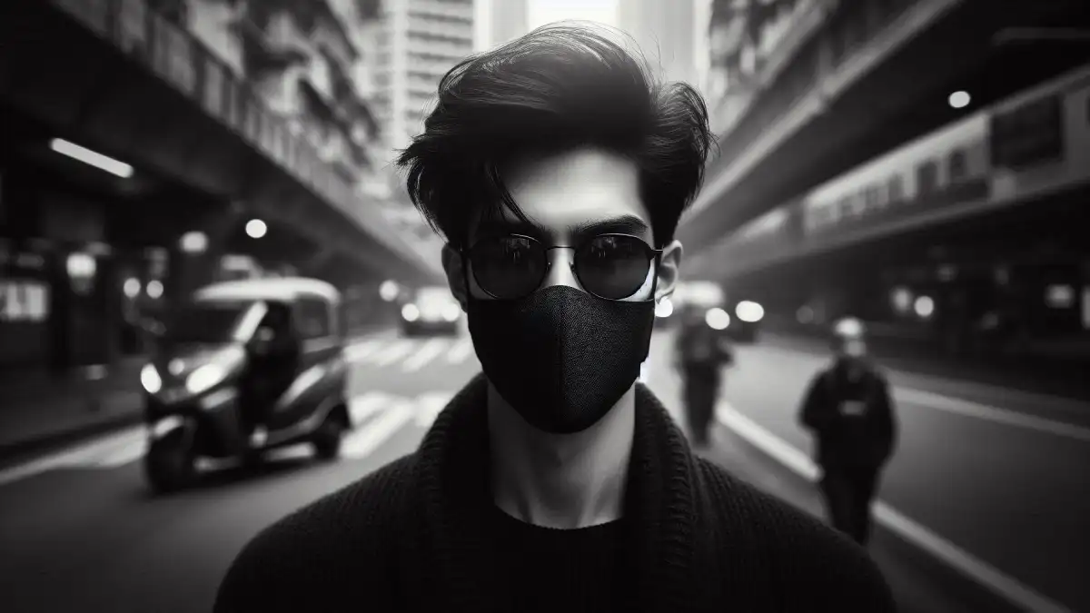 মাস্ক পরা ছেলেদের পিক