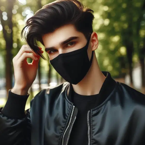 মাস্ক পরা ছেলেদের পিক