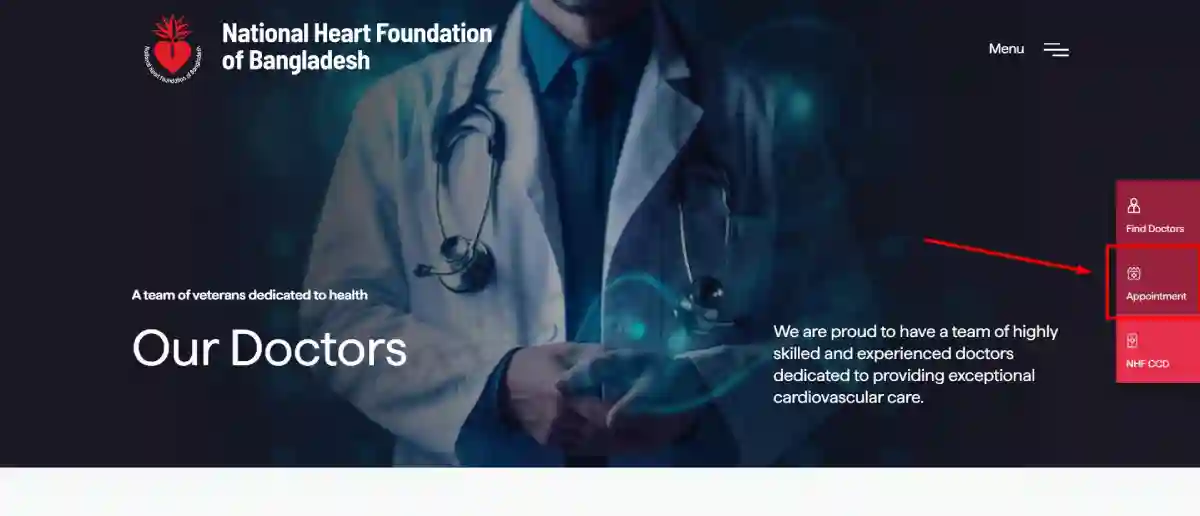 ন্যাশনাল হার্ট ফাউন্ডেশন ডাক্তার এপয়েন্টমেন্ট