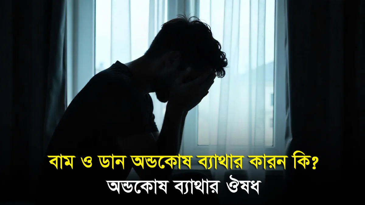 বাম ও ডান অন্ডকোষ ব্যাথার কারন কি