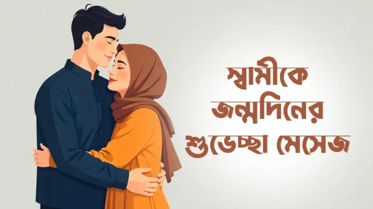 স্বামীকে জন্মদিনের শুভেচ্ছা মেসেজ